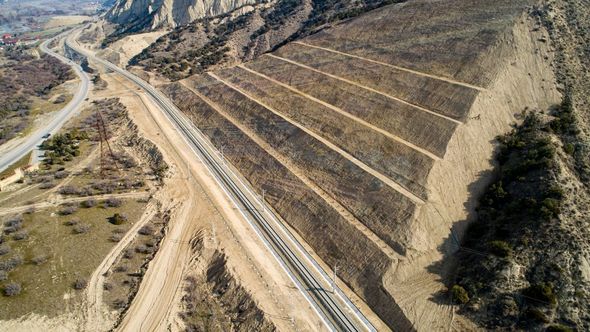 Qəbələ Dəmir yolu Vağzalının və Ləki stansiyası-Qəbələ birxətli dəmir yolunun açılışı olub - FOTO