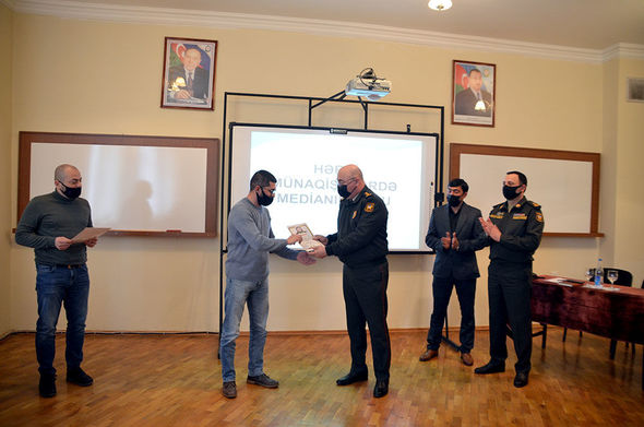 Ali Hərbi Məktəbin kursantları üçün seminar keçirilib - FOTO