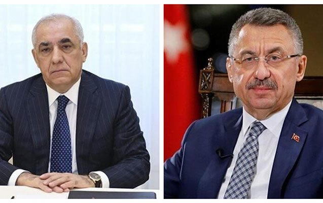 Əli Əsədov və Türkiyənin vitse-prezidenti arasında telefon danışığı oldu