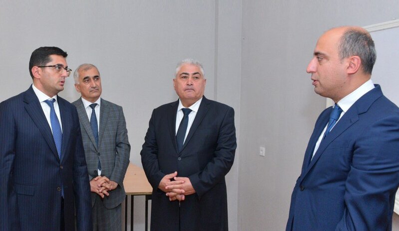 Emin Əmrullayev Sumqayıt Dövlət Universitetində olub - FOTOLAR
