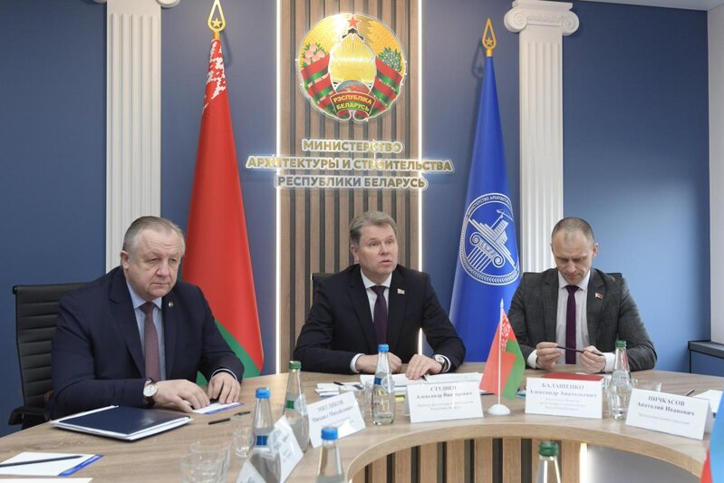 Belarus və Azərbaycan tikinti sahəsində irimiqyaslı layihələr reallaşdıracaq - FOTOLAR