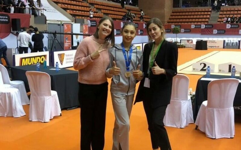 Gimnastımız İspaniyada gümüş medal qazandı