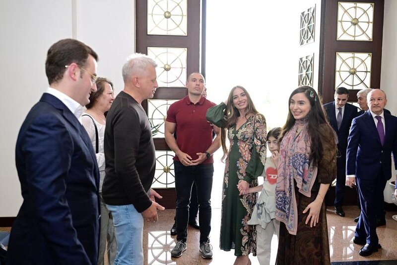 Leyla Əliyeva və Arzu Əliyeva Naxçıvana səfər ediblər - FOTOLAR