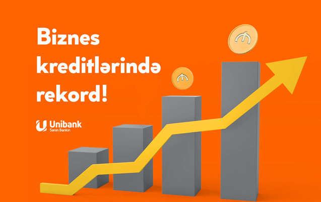 Unibankın biznes kredit portfeli rekord həddi keçib