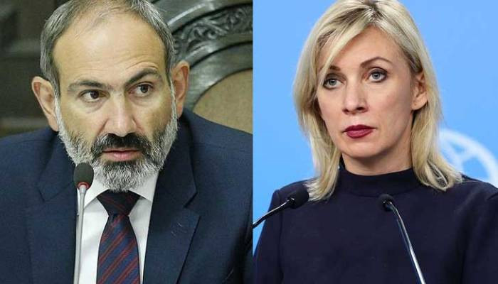 Mariya Zaxarova Paşinyana əsəbiləşdi: 