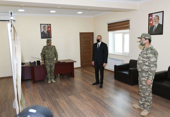 Prezident "N" saylı hərbi hissənin açılışında - YENİLƏNİB + FOTO