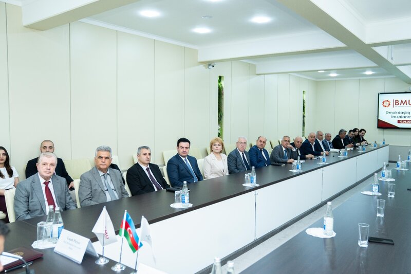 İCMA və BMU arasında əməkdaşlıq memorandumu imzalanıdı - FOTOLAR