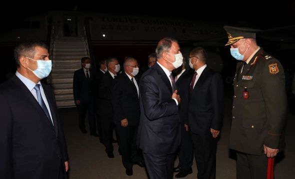 Türkiyənin Müdafiə naziri Hulusi Akar Bakıdadır - FOTO/VİDEO