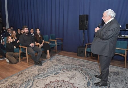 Bakıda Ümummilli Lider Heydər Əliyevin xatirə gecəsi keçirilib - FOTOLAR