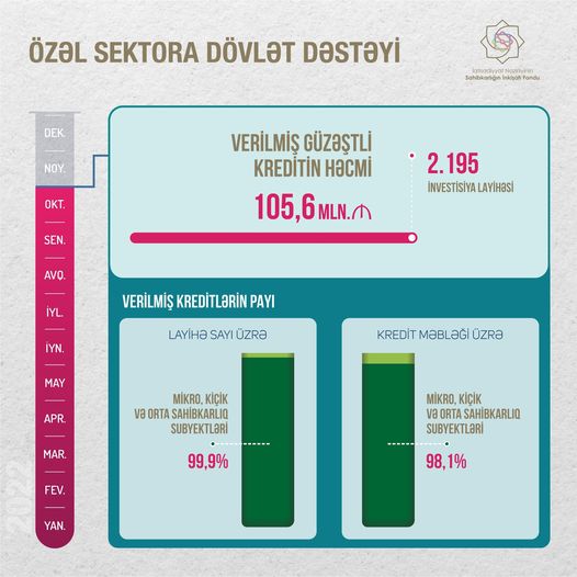 Nazir 10 ay ərzində ayrılan güzəştli kreditin həcmini açıqladı - FOTO