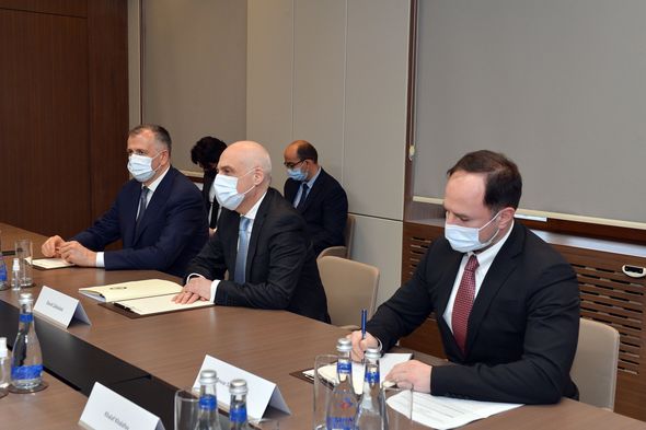 Ceyhun Bayramov Gürcüstan xarici işlər naziri ilə görüşüb – FOTO