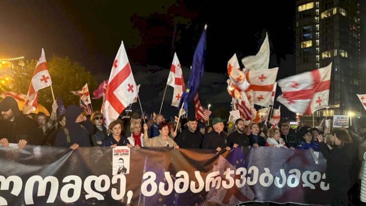Tbilisidə hökumət əleyhinə aksiya keçirilir