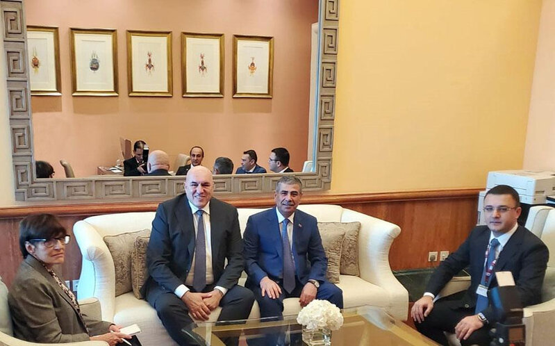 Zakir Həsənov italiyalı həmkarı ilə görüşdü - FOTO