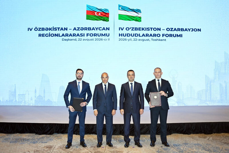 Azərbaycanla Özbəkistan arasında bir sıra sənədlər imzalanıb - FOTOLAR