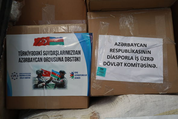 Azərbaycan diasporu ordumuza və mülki əhaliyə yardım göndərir - FOTO