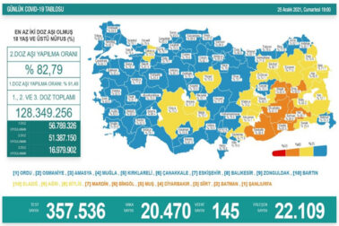 Türkiyədə daha 145 nəfər koronavirusdan vəfat etdi