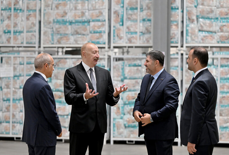 Prezident Qaradağda açılışda iştirak etdi - FOTOLAR
