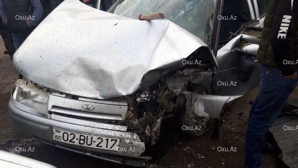 Bərdədə ağır qəza: Çox sayda yaralı var - FOTO 