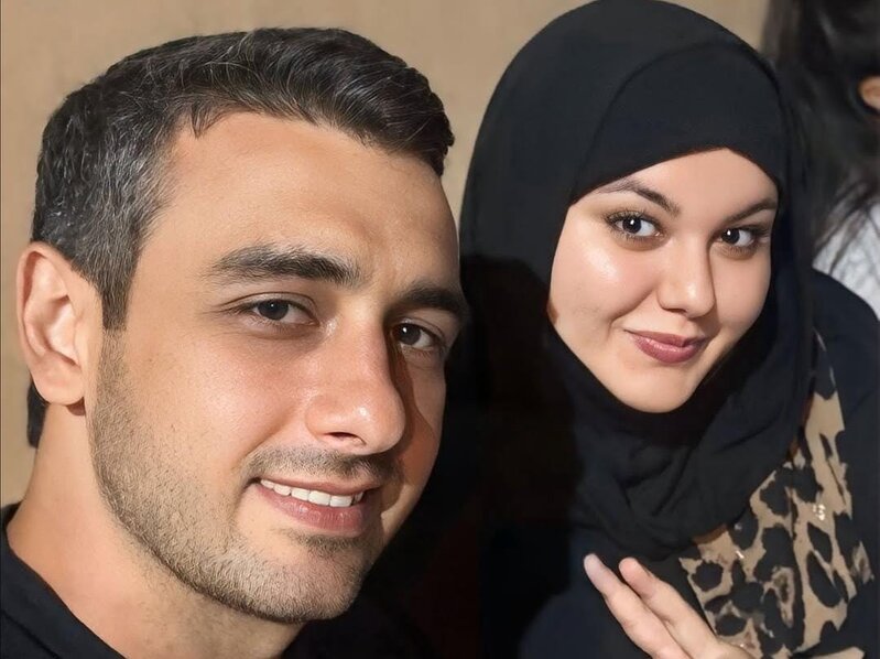 Əməkdar artistin qızı həyat yoldaşı ilə - FOTO