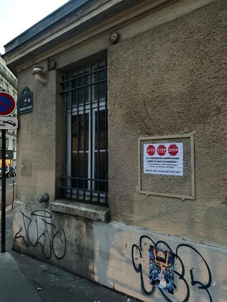 Paris və Nant şəhərlərinin küçələrini "Qarabağ Azərbaycandır!" plakatları bürüyüb - FOTO