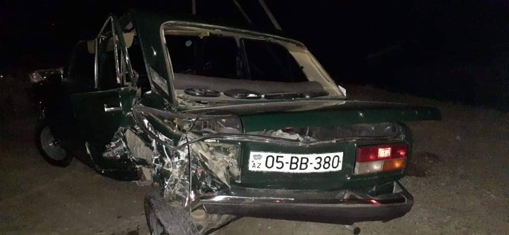 Ağstafada ağır yol qəzası: 5 nəfər yaralanıb - FOTO