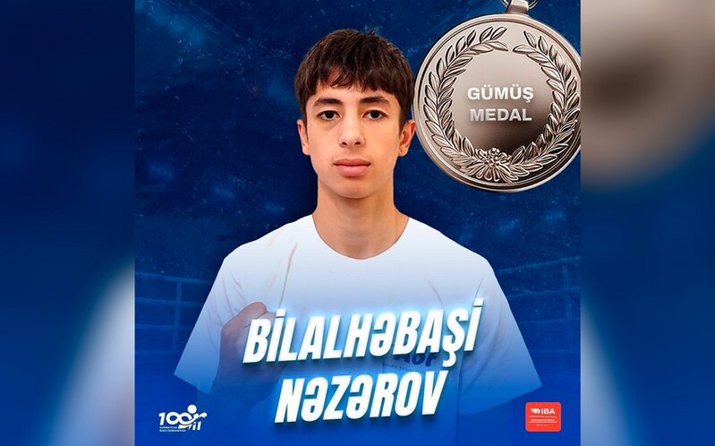 Boksçumuz dünya birinciliyində gümüş medal qazandı