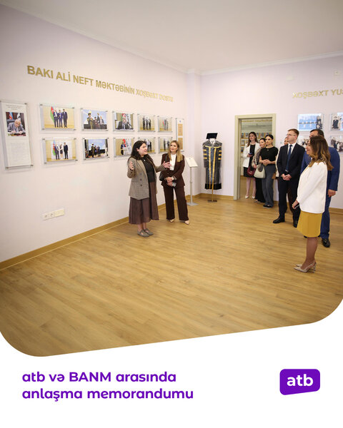 Azər Türk Bank və Bakı Ali Neft Məktəbi arasında Anlaşma Memorandumu imzalandı - FOTOLAR