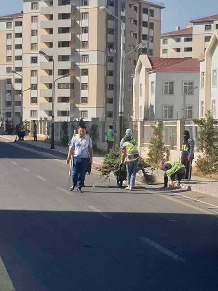 Abşeronda şəhid ailələrinin və qazilərin yaşadığı Yaşayış Kompleksində iməclik keçirilib - FOTOLAR