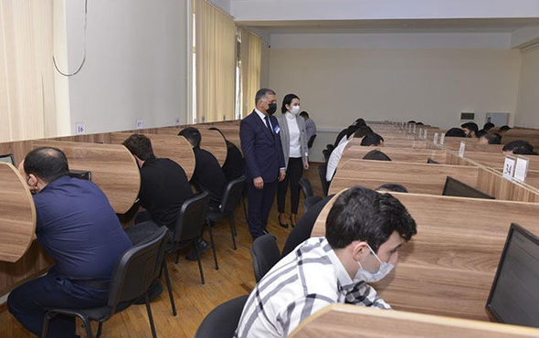 Prokurorluq orqanlarında işə qəbulla bağlı test imtahanı keçirilib – FOTO