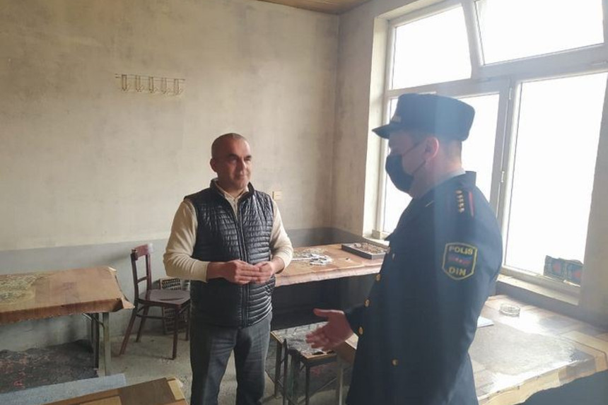 Şəkidə karantin rejimini pozan kafe aşkarlanıb