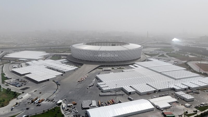 Prezident Bakı Olimpiya Stadionunda - FOTOLAR