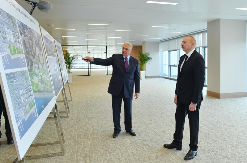 Prezident Ağ Şəhərdə yaradılan şəraitlə tanış oldu - FOTOLAR