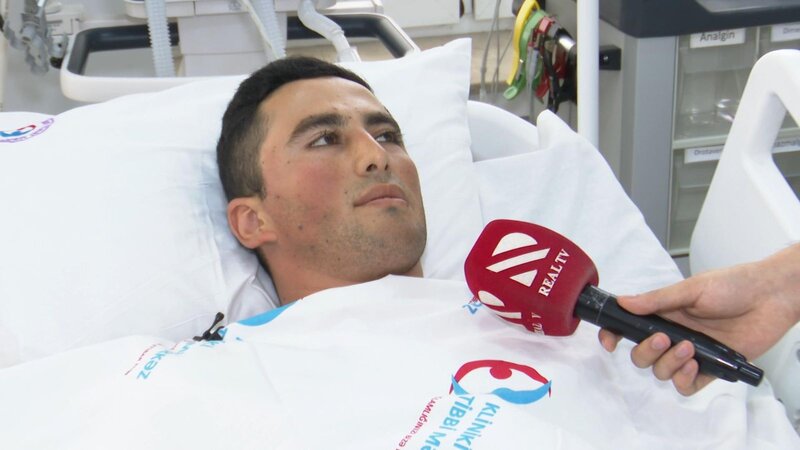 Erməni təxribatı zamanı yaralanan hərbçimizin FOTOSU