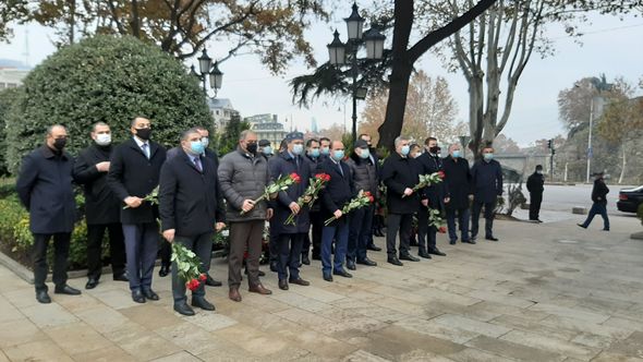 Gürcüstanda ümummilli lider Heydər Əliyevin xatirəsi anılır - FOTO