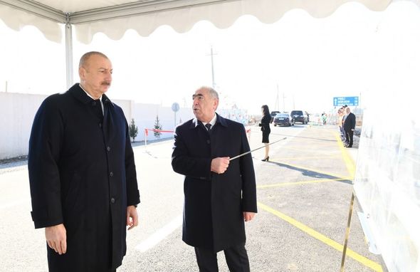 Prezident Pirili-Muradxan-Sor-Sor avtomobil yolunun açılışında - YENİLƏNİB+FOTO