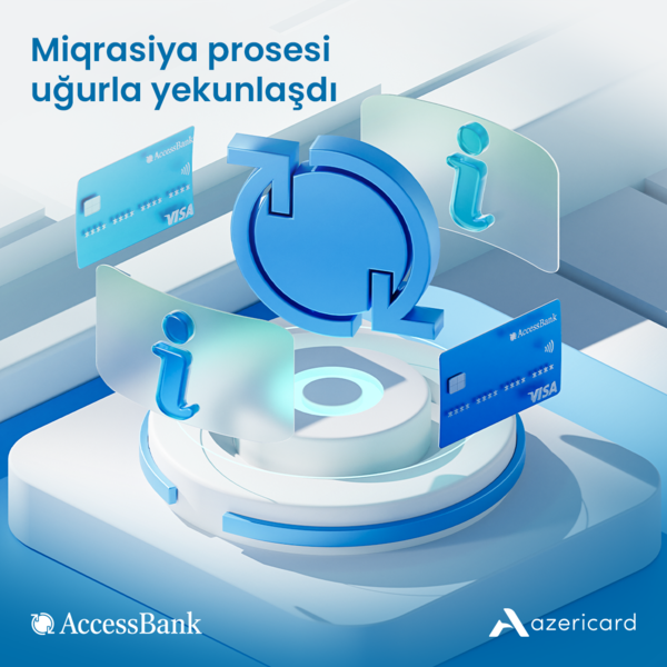 AccessBank Azərikard Prosessinq Mərkəzinə miqrasiya edib