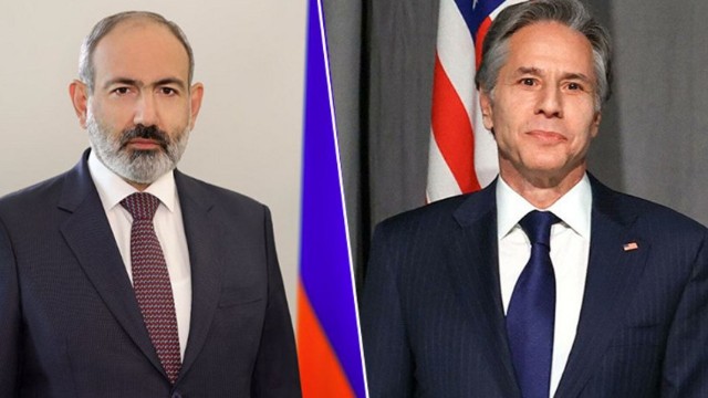 Paşinyan və Blinken Qarabağdakı vəziyyəti müzakirə etdi