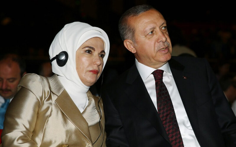 Bakıda Ərdoğanın və birinci xanım Əminə Ərdoğanın şərəfinə ziyafət verilir