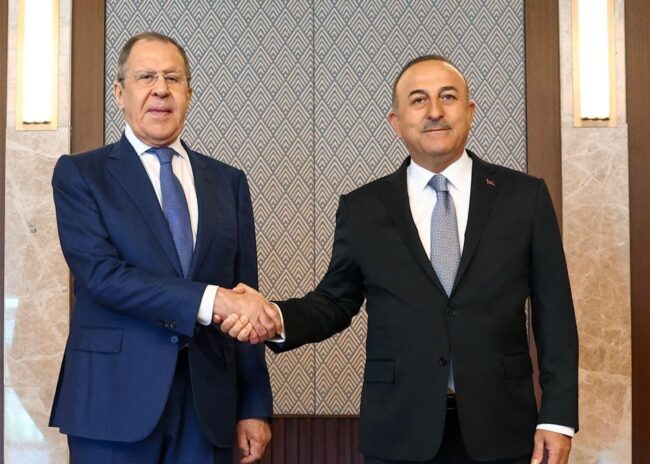 Çavuşoğlu Lavrovla danışıqlar apardı