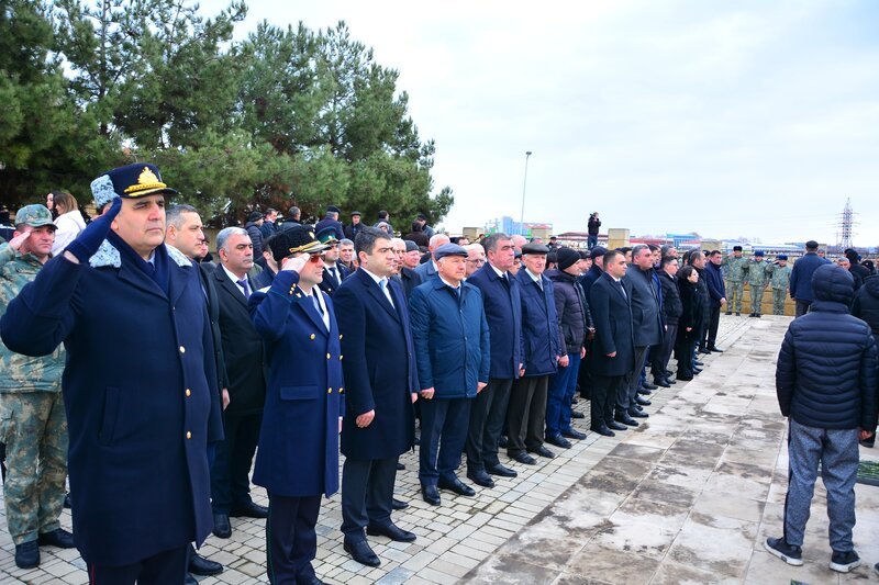 Ağstafada şəhidlərimizin xatirəsi qürur və ehtiramla yad edilib - FOTOLAR