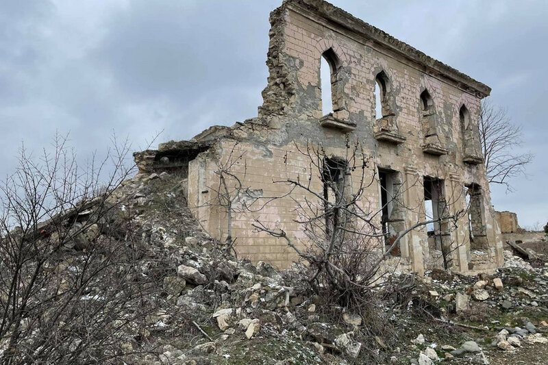 Ağdamda işğaldan azad olunmuş ərazilərə keçməyə cəhd göstərən şəxs saxlanıldı