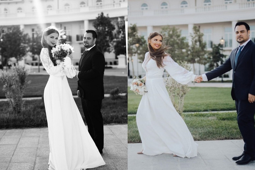 Sevda və həyat yoldaşının toy fotosessiyası