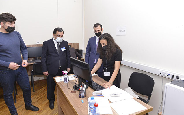 Prokurorluq orqanlarında işə qəbulla bağlı test imtahanı keçirilib – FOTO