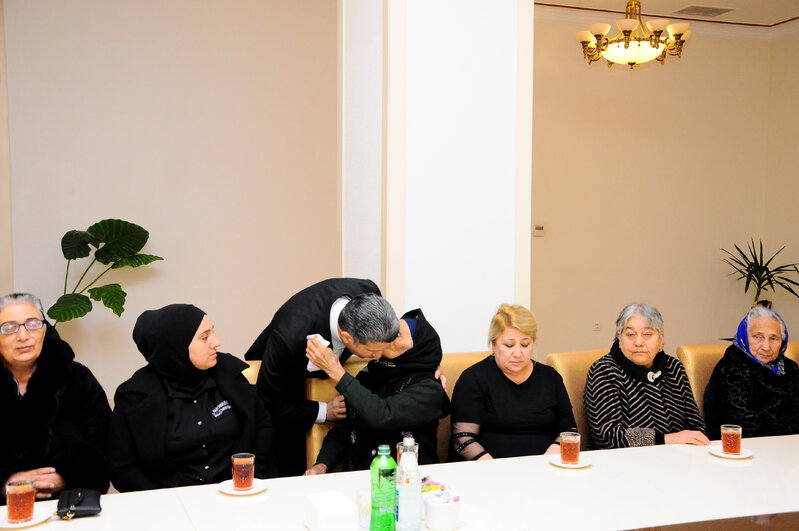 Göygöldə şəhid ailələri ilə görüşlər keçirilir - FOTOLAR