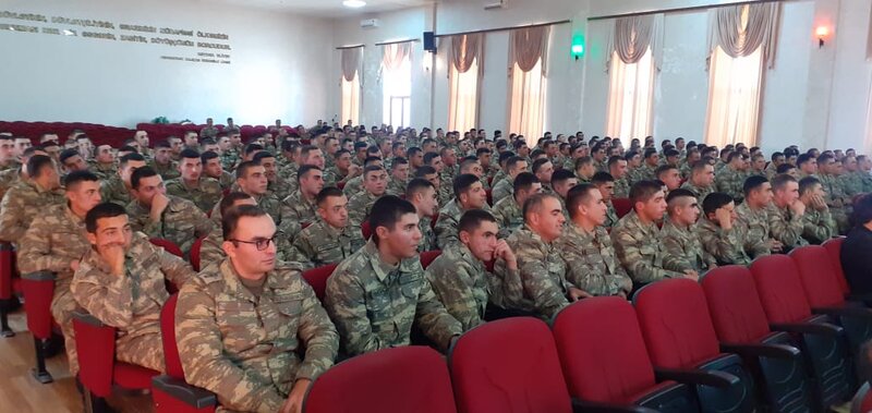 Müdafiə Nazirliyinin N saylı hərbi hissənin 30 illiyi ilə bağlı tədbir keçirildi - FOTOLAR