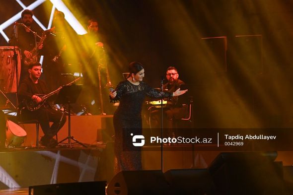 Sibel Canın Bakı Konqres Mərkəzində baş tutmuş konsertindən FOTOREPORTAJ