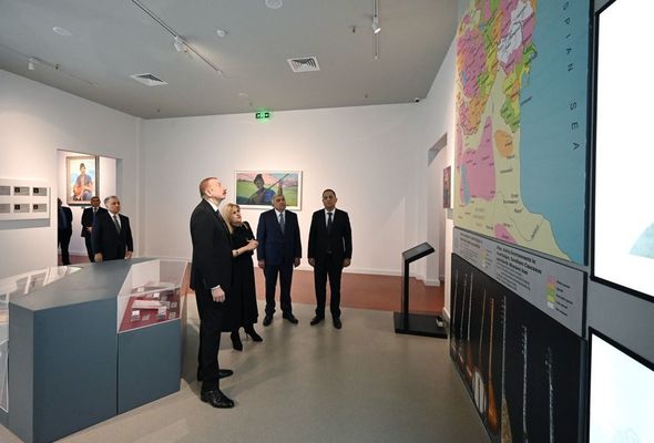 Prezident Tovuzda Azərbaycan Aşıq Sənəti Dövlət Muzeyinin açılışında - YENİLƏNİB+FOTO
