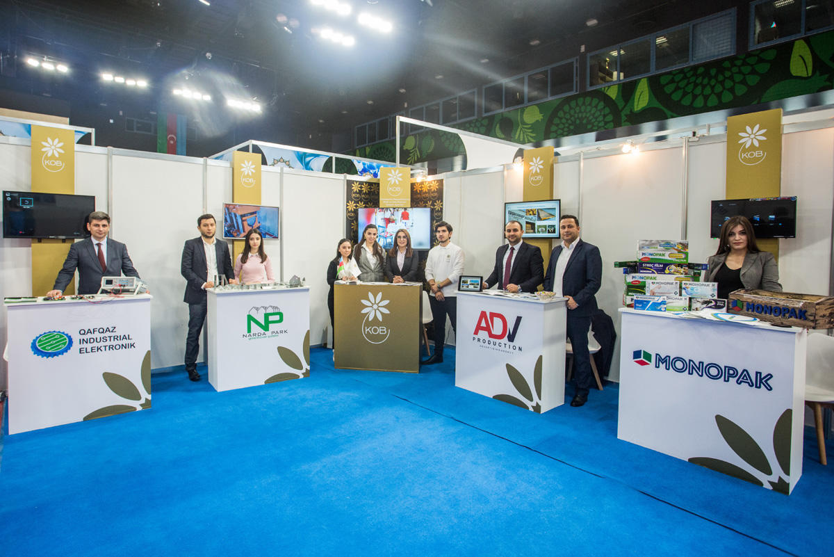 Sənaye sahəsində fəaliyyət göstərən KOB-ların məhsul və xidmətləri "CASPINDEXPO 2019" Sərgisində - FOTO