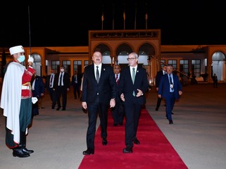 İlham Əliyevin Əlcəzairə səfəri başa çatdı