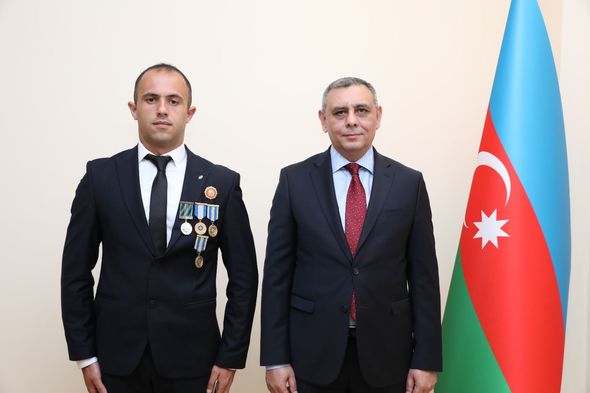 Vətən müharibəsi iştirakçıları Dövlət Xidmətində həqiqi hərbi xidmətə qəbul olundular - FOTO